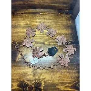 Rockin C Bronze Thunderbird Chain Belt